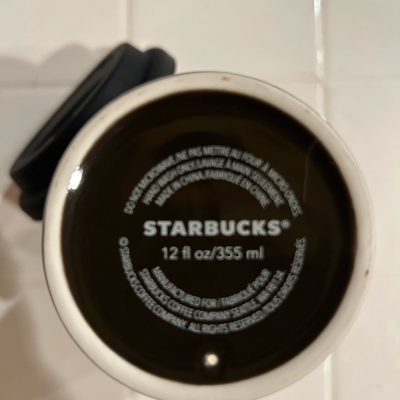 Starbucks Ltd Edition Ceramic travel Mug w/Silicone lid & iconic SB siren image! - Picture 6 of 12